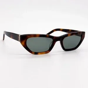 NEW SAINT LAURENT SUNGLASSES SL M126 003 HAVANA WOMEN EYEWEAR SLM126 003 Saint Laurent SL M126 003 54 Sunglasses | Bassol Optic  main image 3